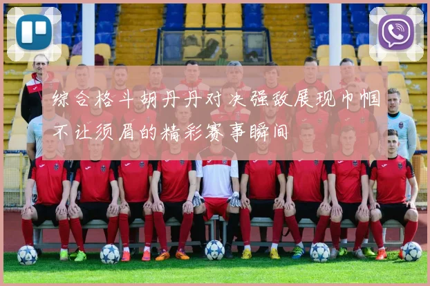 综合格斗胡丹丹对决强敌展现巾帼不让须眉的精彩赛事瞬间